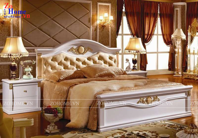 Giường ngủ phong cách tân cổ điển